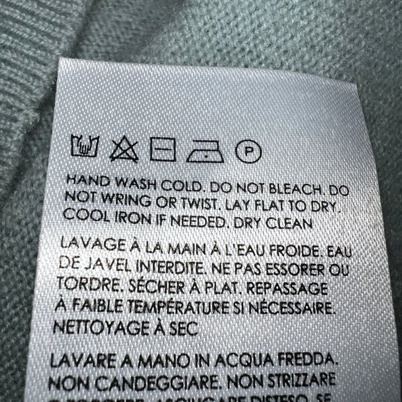 NWT Club Monaco Cashmere Keyhole Turtleneck Sweater in Jade Green Size XS - Picture 15 of 16